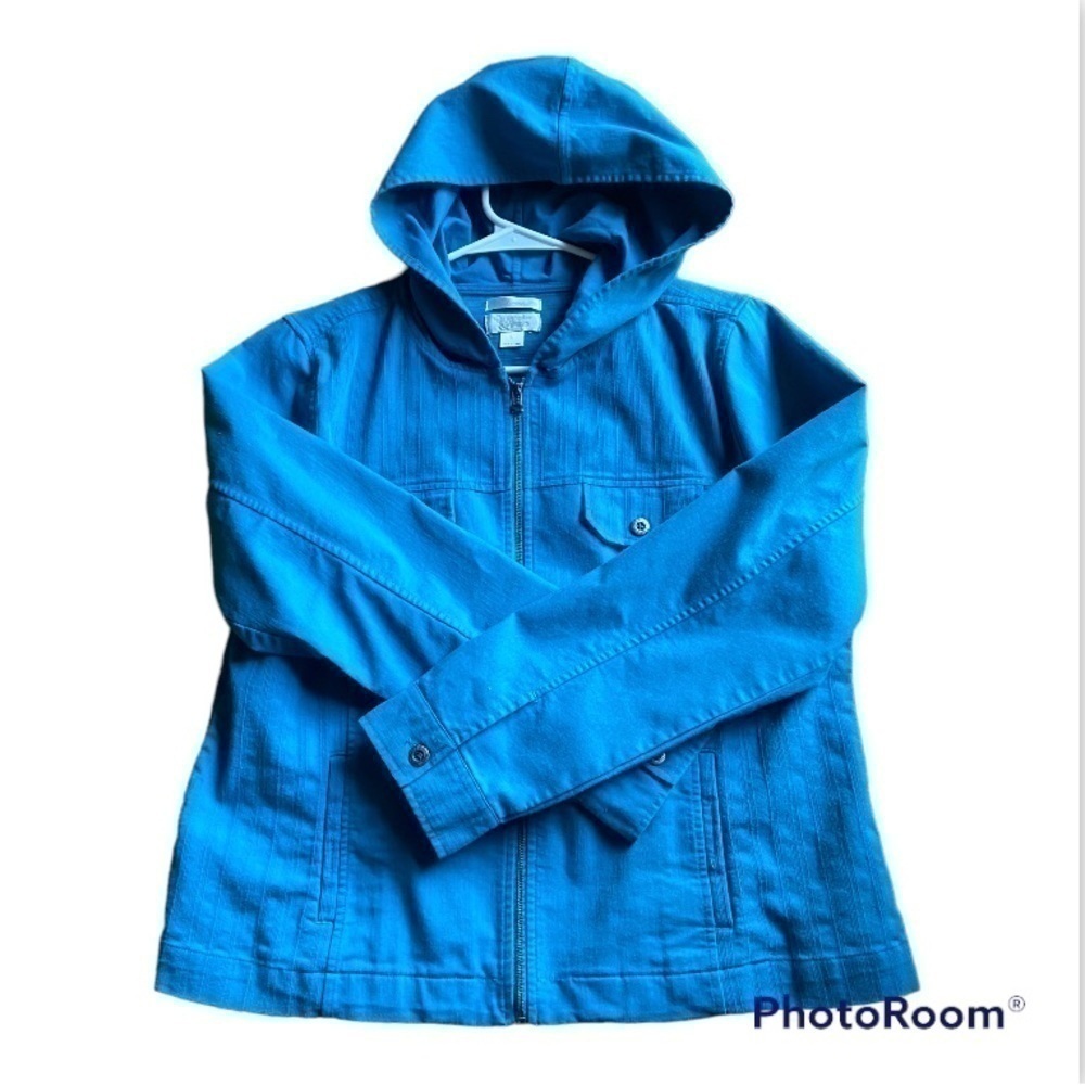 CHRISTOPHER & Banks hooded stretch jacket